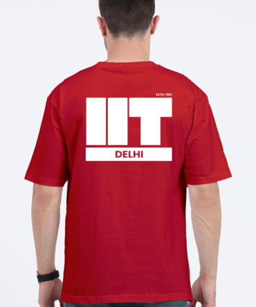 IIT Delhi Oversized T-Shirt – Dark Edition | Unisex Cotton Tee