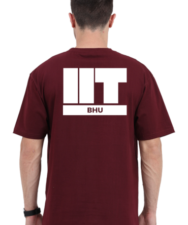 IIT BHU (Varanasi) Oversized T-Shirt – Dark Edition | Unisex Cotton Tee