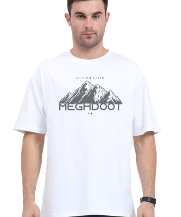 Operation Meghdoot Oversized T-Shirt – Tribute to Indian Army’s Siachen Glacier Victory