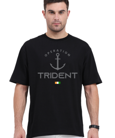 Operation Trident Oversized T-Shirt – Indian Navy Victory Tribute