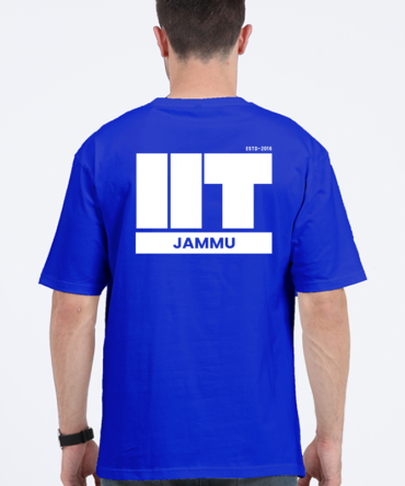 IIT Jammu Oversized T-Shirt – Dark Edition | Unisex Cotton Tee