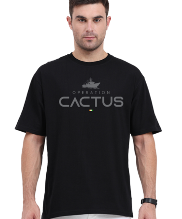 Operation Cactus Oversized T-Shirt – Tribute to Indian Armed Forces