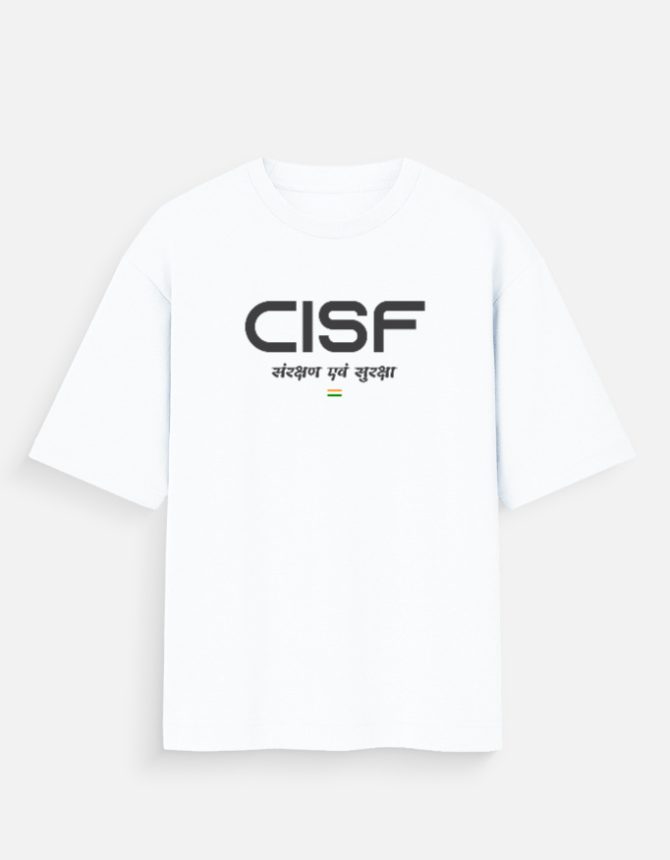 CISF Oversized T-Shirt | Premium Cotton