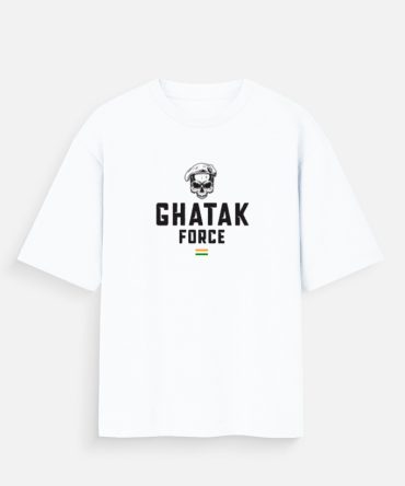 Oversized Ghatak Force T-Shirt | Army Premium Tee