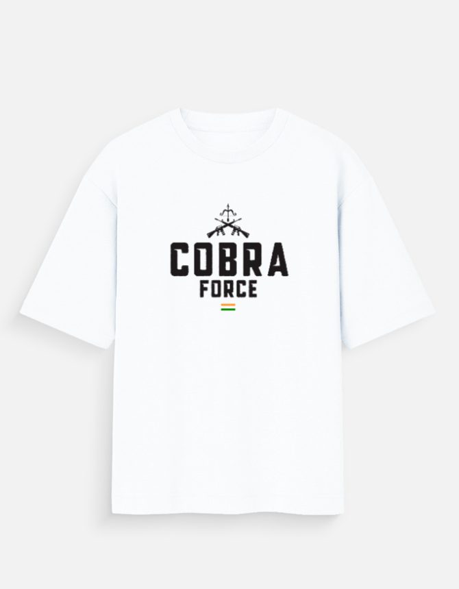 Oversized Cobra Force T-Shirt | Elite Commando Premium Tee