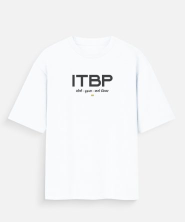 ITBP Oversized T-Shirt | Unisex Premium Cotton Tee