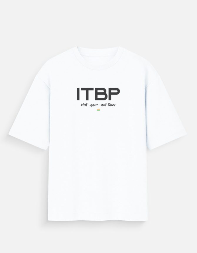 ITBP Oversized T-Shirt | Unisex Premium Cotton Tee