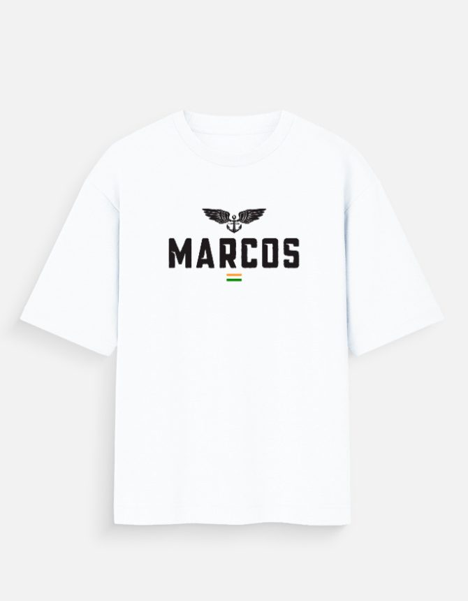 Marcos Oversized T-Shirt | Indian Navy Marine Commandos Premium Tee - Image 3