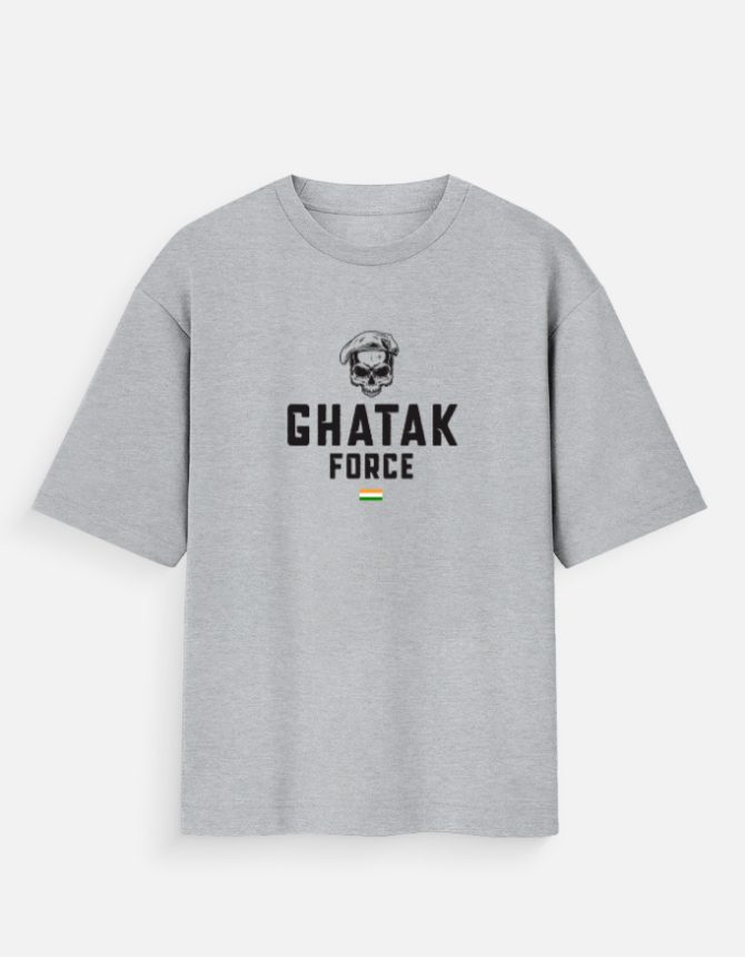 Oversized Ghatak Force T-Shirt | Army Premium Tee - Image 2