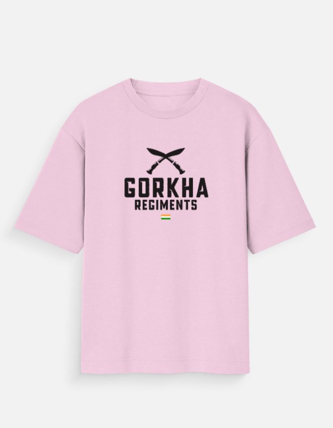 Oversized Gorkha Regiments T-Shirt | Indian Army Premium Tee - Image 3