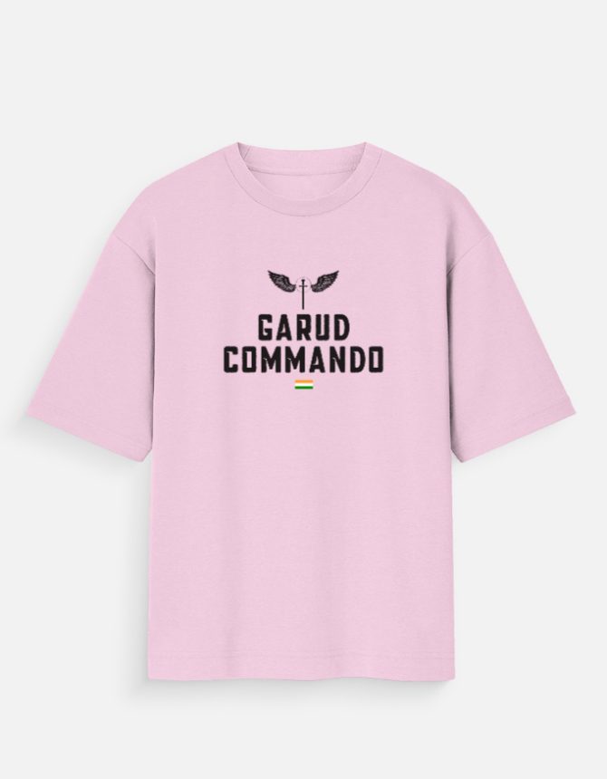 Garud Commando Oversized T-Shirt | IAF Special Forces Premium Cotton Tee - Image 4
