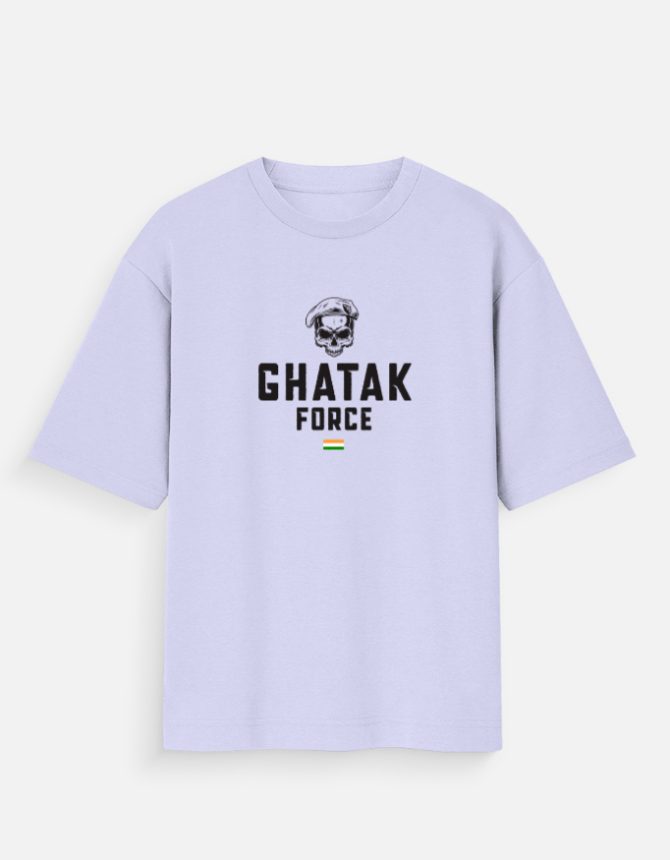 Oversized Ghatak Force T-Shirt | Army Premium Tee - Image 4