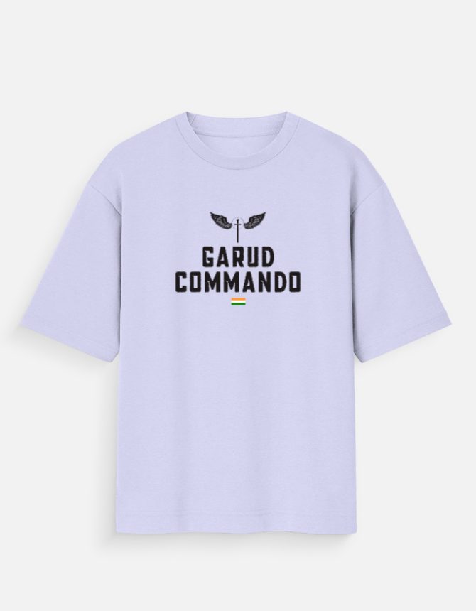 Garud Commando Oversized T-Shirt | IAF Special Forces Premium Cotton Tee - Image 3