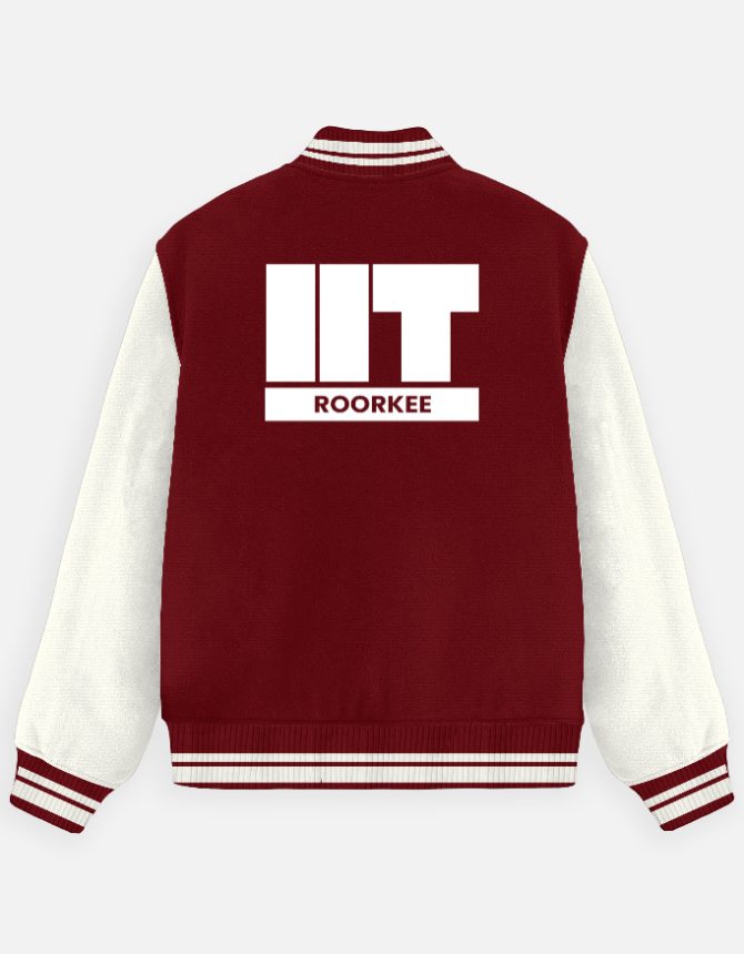 IIT Roorkee Varsity Jacket – Premium IIT Wear for Men Women