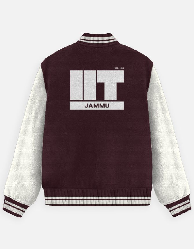IIT Jammu Varsity Jacket | Premium IIT Wear for Men Women