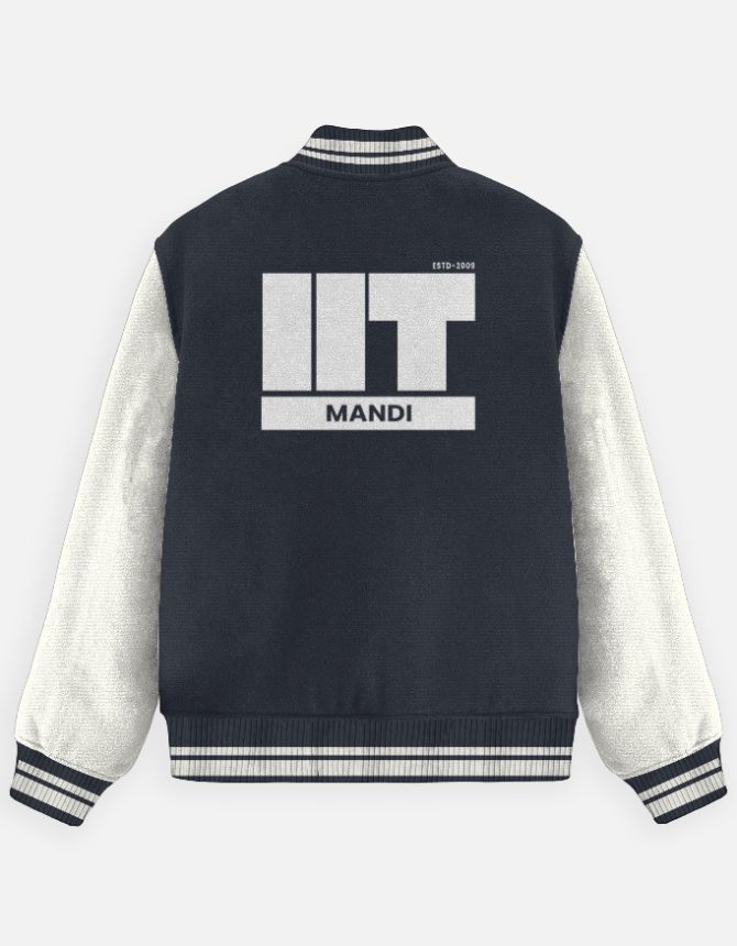 IIT Mandi Varsity Jacket | Premium IIT Edition Wear | Men Women