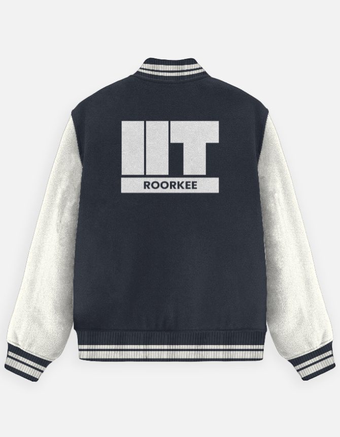 IIT Roorkee Varsity Jacket – Premium IIT Wear for Men Women